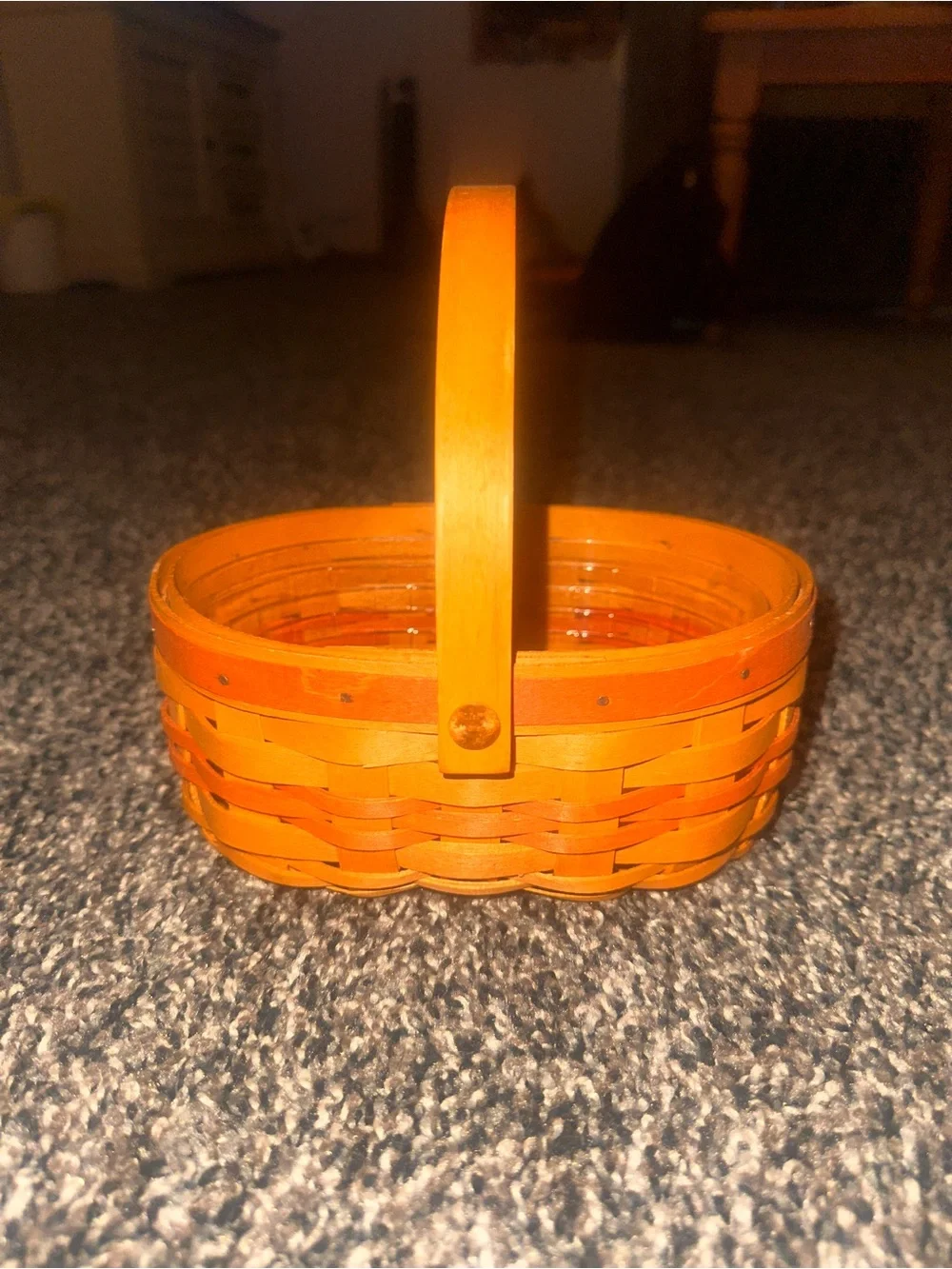 longaberger 1999 mother’s day tea for two small basket